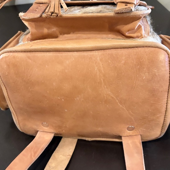 Backpack Cowhide real Leather.  Custom Western Style Large. Gets lots of looks. main image 9